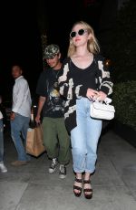 KATHRYN NEWTON and Brandon Thomas Lee at Spago Restaurant in Beverly Hills 08/21/2019