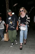 KATHRYN NEWTON at Spago Restaurant in Beverly Hills 08/21/2019