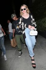 KATHRYN NEWTON at Spago Restaurant in Beverly Hills 08/21/2019