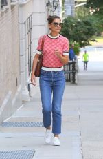KATIE HOLMES Out and About in New York 04/08/2019