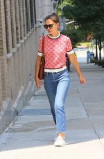 KATIE HOLMES Out and About in New York 04/08/2019