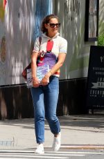 KATIE HOLMES Out and About in New York 08/05/2019