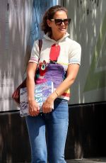KATIE HOLMES Out and About in New York 08/05/2019