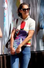 KATIE HOLMES Out and About in New York 08/05/2019