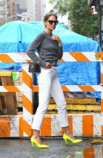KATIE HOLMES Out and About in New York 08/28/2019