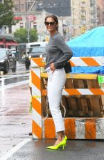 KATIE HOLMES Out and About in New York 08/28/2019