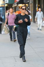 KATIE HOLMES Out in New York 08/29/2019