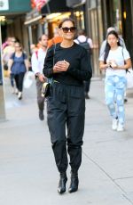 KATIE HOLMES Out in New York 08/29/2019