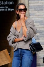 KATIE HOPLMES Out in New York 08/27/2019