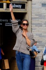 KATIE HOPLMES Out in New York 08/27/2019