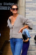 KATIE HOPLMES Out in New York 08/27/2019