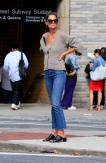 KATIE HOPLMES Out in New York 08/27/2019