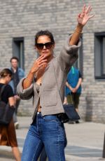 KATIE HOPLMES Out in New York 08/27/2019