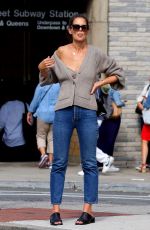 KATIE HOPLMES Out in New York 08/27/2019