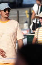 KATY PERRY and Orlando Bloom Out at Eolian Islands 08/02/2019