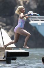 KATY PERRY in Swimsuit at a Yacht in Spain 07/26/2019