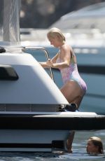 KATY PERRY in Swimsuit at a Yacht in Spain 07/26/2019