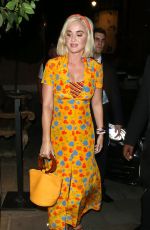 KATY PERRY Night Out in London 08/28/2019