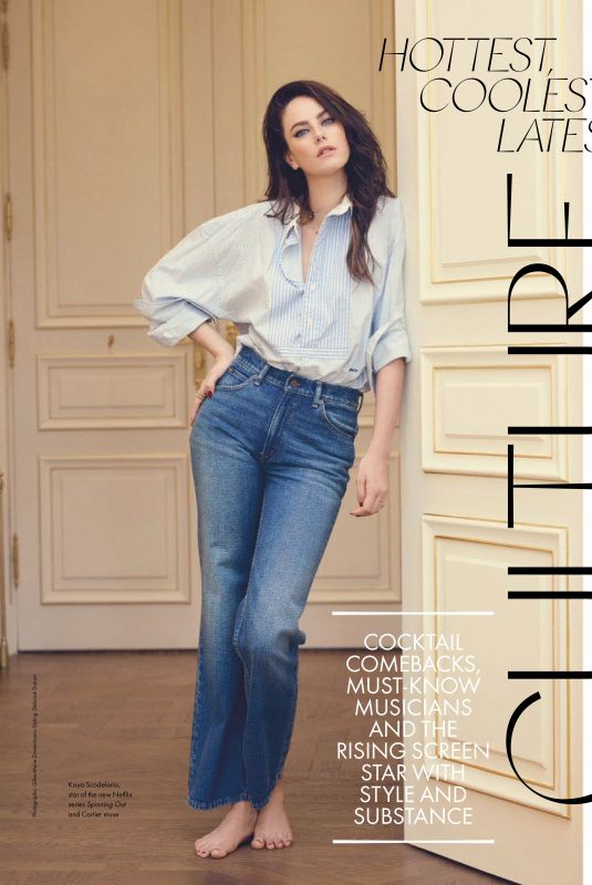KAYA SCODELARIO in Elle Magazine, Australia September 2019