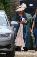 KEELEY HAWES on the Set of Rebecca and the Stars in Guildford 08/08/2019