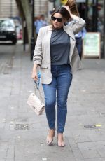 KELLY BROOK Arrives at Global Offices in London 08/08/2019