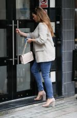 KELLY BROOK Arrives at Global Offices in London 08/08/2019