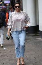 KELLY BROOK Arrives at Global Radio in London 08/12/2019