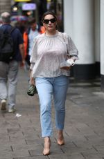 KELLY BROOK Arrives at Global Radio in London 08/12/2019