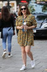 KELLY BROOK Arrives at Heart Radio in London 08/19/2019