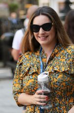 KELLY BROOK Arrives at Heart Radio in London 08/19/2019