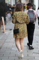 KELLY BROOK Arrives at Heart Radio in London 08/19/2019