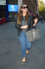 KELLY BROOK Leaves Heart FM in London 08/22/2019