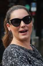 KELLY BROOK Leaves Weekend Breakfast Show in London 08/17/2019
