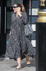 KELLY BROOK Leaves Weekend Breakfast Show in London 08/17/2019