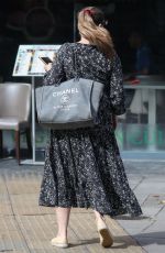 KELLY BROOK Leaves Weekend Breakfast Show in London 08/17/2019