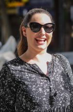 KELLY BROOK Leaves Weekend Breakfast Show in London 08/17/2019