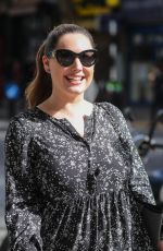 KELLY BROOK Leaves Weekend Breakfast Show in London 08/17/2019