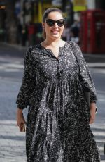 KELLY BROOK Leaves Weekend Breakfast Show in London 08/17/2019