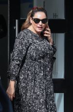KELLY BROOK Leaves Weekend Breakfast Show in London 08/17/2019