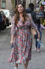 KELLY BROON Arrives at Her Drivetime Show in London 08/20/2019