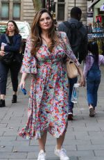 KELLY BROON Arrives at Her Drivetime Show in London 08/20/2019