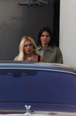 KENDALL and KYLIE JENNER Out for Dinner in Los Angeles 08/28/2019