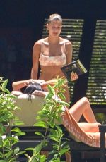 KENDALL JENNER and HAILEY BIEBER in Bikinis on Vacation in Jamaica 08/27/2019