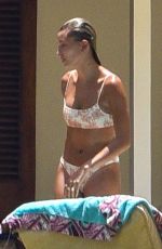 KENDALL JENNER and HAILEY BIEBER in Bikinis on Vacation in Jamaica 08/27/2019