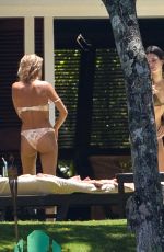 KENDALL JENNER and HAILEY BIEBER in Bikinis on Vacation in Jamaica 08/27/2019