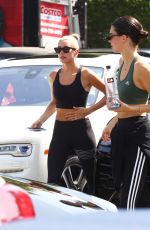 KENDALL JENNER and HAILEY BIEBER Leaves Pilates Class in West Hollywood 08/19/2019