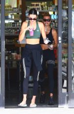 KENDALL JENNER and HAILEY BIEBER Leaves Pilates Class in West Hollywood 08/19/2019