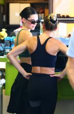KENDALL JENNER and HAILEY BIEBER Leaves Pilates Class in West Hollywood 08/19/2019