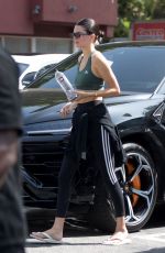 KENDALL JENNER and HAILEY BIEBER Leaves Pilates Class in West Hollywood 08/19/2019