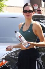 KENDALL JENNER and HAILEY BIEBER Leaves Pilates Class in West Hollywood 08/19/2019